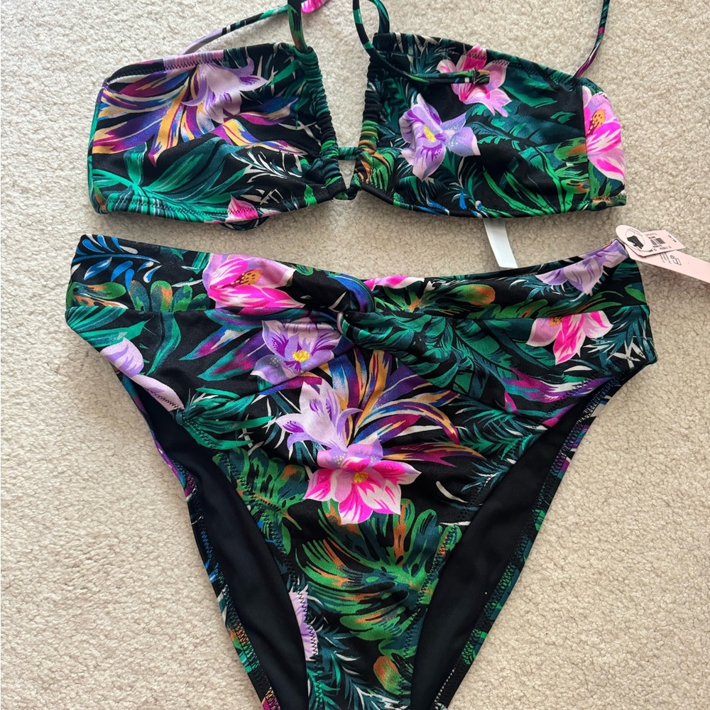 Tropical Floral Bikini Set